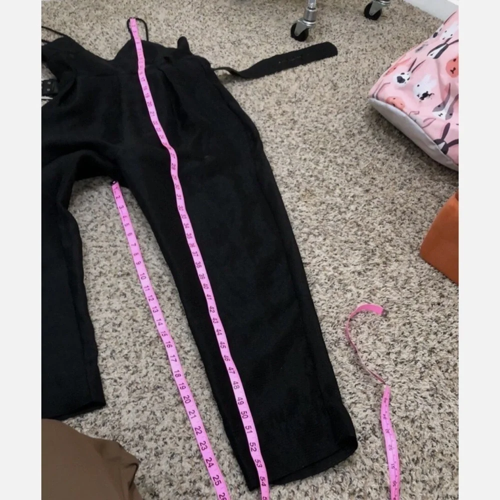 Alice McCall Justify My Love Jumpsuit Black Striped Organda up Size US 6 - Picture 12 of 13